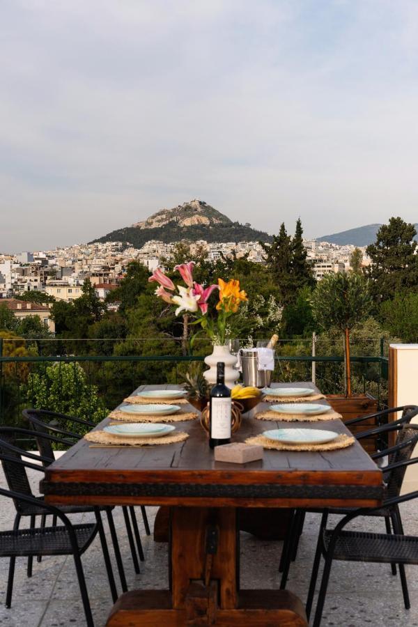 Ferienwohnung Visum Acropol ,3Br - Private Terrace-Jacuzzi - Amazing View Athen Exterior foto