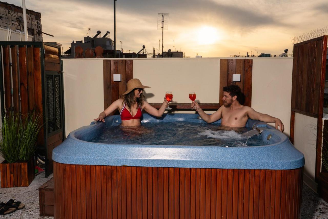 Ferienwohnung Visum Acropol ,3Br - Private Terrace-Jacuzzi - Amazing View Athen Exterior foto
